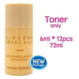 12pcs❤️[NATURE REPUBLIC] Ginseng Royal Silk Emulsion / Toner 6ml (Sample) | Just US$3.51! Shop now at StyleFollow