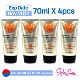 4pcs/280ml❤️[3W CLINIC] Intensive UV Sunblock Cream 70ml (SPF50+/PA+++)