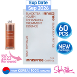 60pcs/60ml❤️[INNISFREE] Black Tea Youth Enhancing Treatment Essence 1ml (Sample Sachet) | Just US$7.11! Shop now at StyleFollow