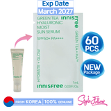 60pcs/60ml❤️[INNISFREE] Green Tea Hyaluronic Moist Sun Serum 1ml (Sample Sachet)(SPF50+/PA++++)