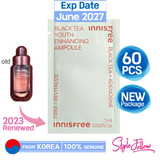 60pcs/60ml❤️[INNISFREE] Black Tea Youth Enhancing Ampoule 1ml (Sample Sachet)