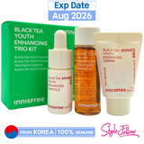 [INNISFREE] Black Tea Youth Enhancing Trio Kit (Include 3 items)