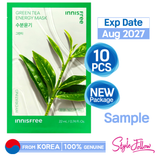 10pcs❤️[INNISFREE] Energy Mask 22mL (Green Tea) Sample