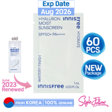 60pcs/60ml❤️[INNISFREE] Hyaluron Moist Sunscreen 1ml (Sample Sachet)(SPF50+/PA++++)