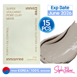 15pcs/45ml❤️[INNISFREE] Super Volcanic Pore Clay Mask 3ml (Sample Sachet)