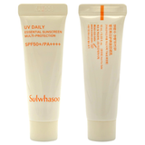 3pcs/30ml❤️[SULWHASOO] UV Daily Essential Sunscreen Multi-Protection 10ml (SPF50+/PA++++) Sample