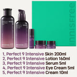 [INNISFREE] Perfect 9 Intensive Skin Care Set (Include 5 items) | Just US$44.94! Shop now at StyleFollow