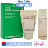 [INNISFREE] Volcanic Pore Foam & Toner Duo Kit