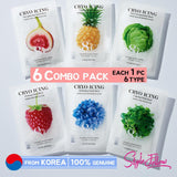 [NATURE REPUBLIC] Cryo Icing Mask Sheet - 6 Combo Pack (each 1pc X 6 type = 6pcs)